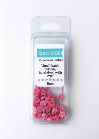 Sprinkles Micro-Mini Buttons Rose