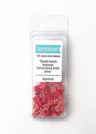 Sprinkles Micro-Mini Buttons Apricot