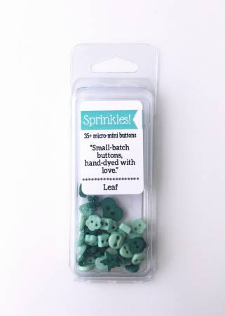 Sprinkles Micro-Mini Buttons Leaf