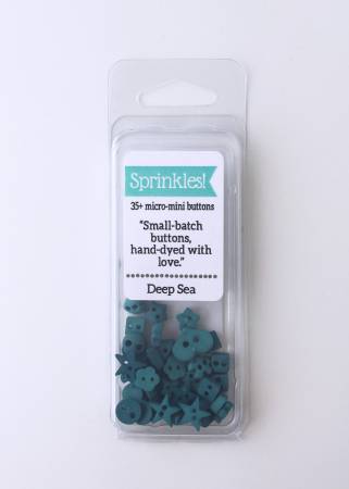 Sprinkles Micro-Mini Buttons Deep Sea
