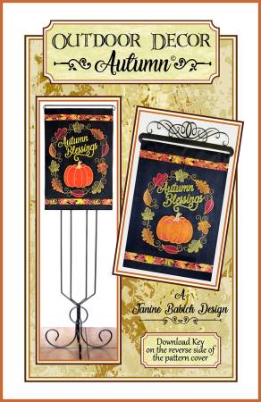 Outdoor Decor #3-Autumn Machine Embroidery Design