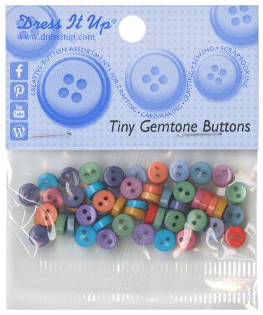 Tiny Gemtone Buttons