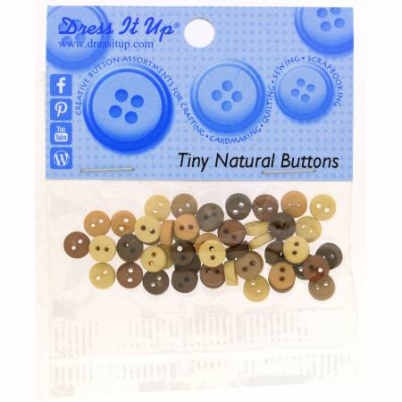 Tiny Natural Buttons