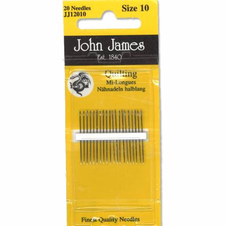 John James Between / Quilting Needles Size 10 20ct