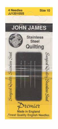 John James Stainless Steel Quilting Size 10