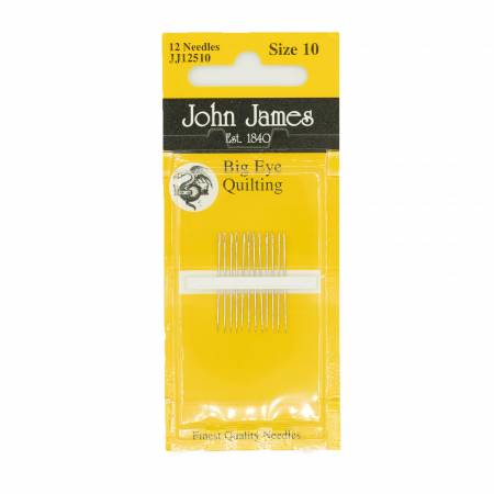 John James Big Eye Quilting Needle SZ10