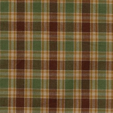 Large Plaid Brown/Green/GoldK375-S