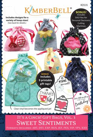 Sweet Sentiments Embroidery CD