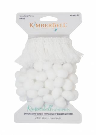 Kimberbell White Poms