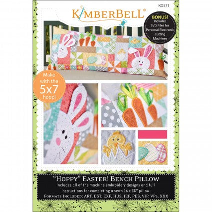 "Hoppy" Easter Bench Pillow CD