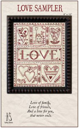Love Sampler Hand Embroidery Pattern