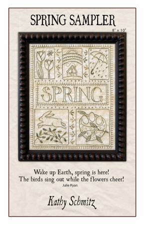 Spring Sampler Hand Embroidery Pattern