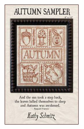 Autumn Sampler Hand Embroidery Pattern