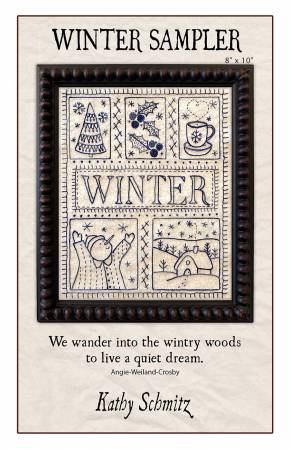 Winter Sampler Hand Embroidery Pattern