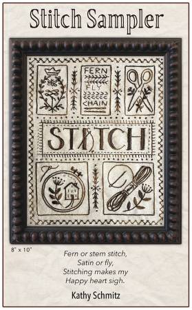 Stitch Sampler Hand Embroidery Pattern