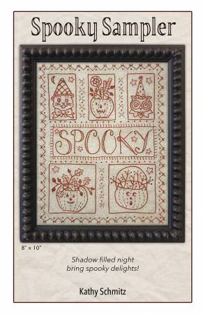 Spooky Sampler Hand Embroidery Pattern