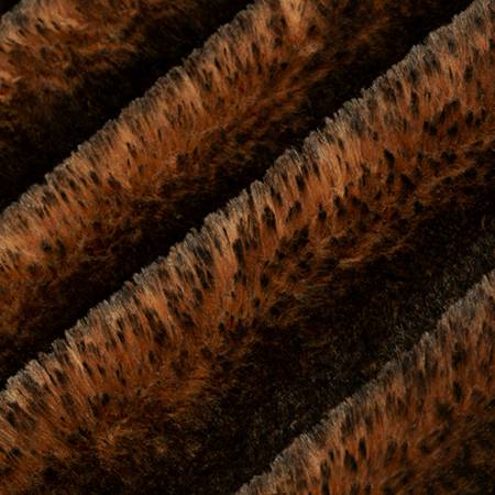 60" Wide Luxe Cuddle Arctic Fox - French Roast