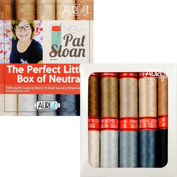 Aurifil Perfect Little Box Of Neutrals 10 Small Spools