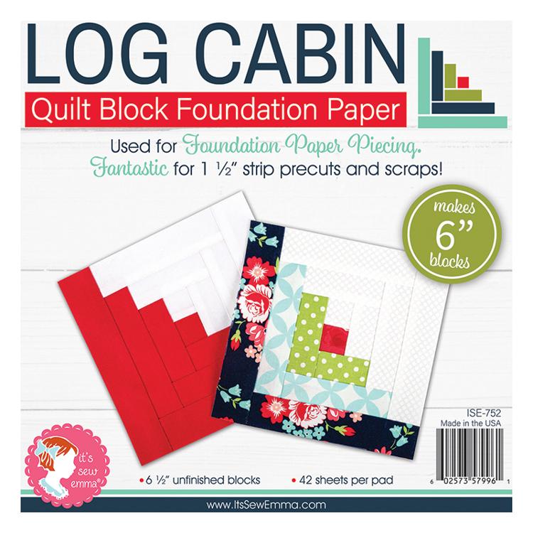 6" Log Cabin Foundation Paper