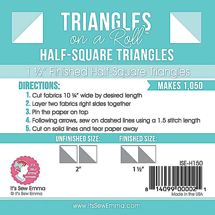 Triangles on a Roll 1 1/2"