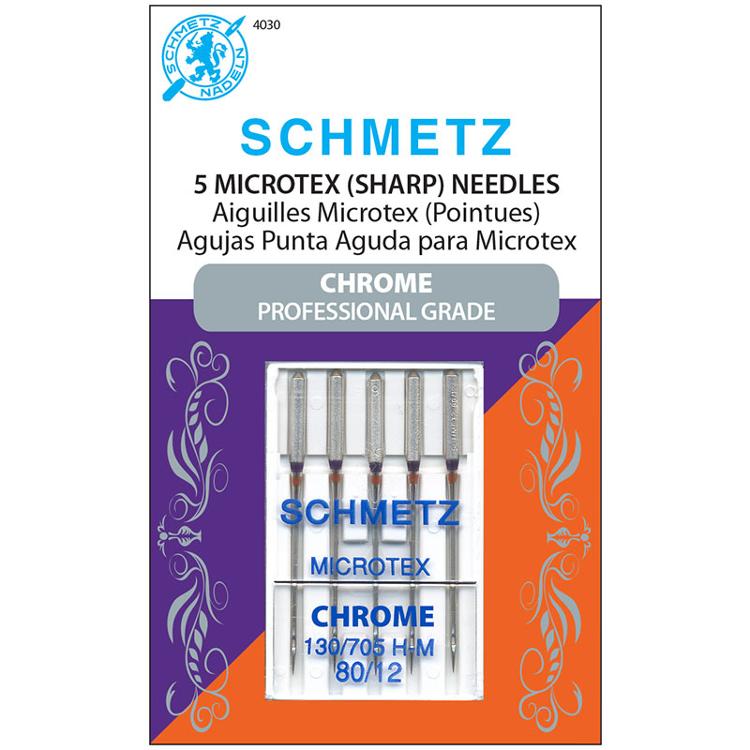 Schmetz Chrome Microtex 80/12