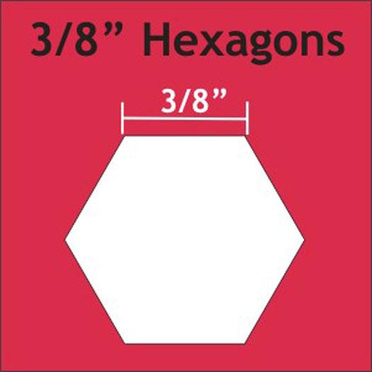 Hexagons 3/8" 200pcs