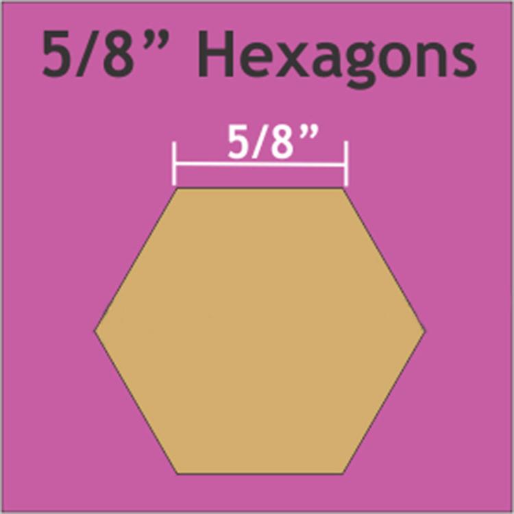 Hexagon 5/8" 100pcs