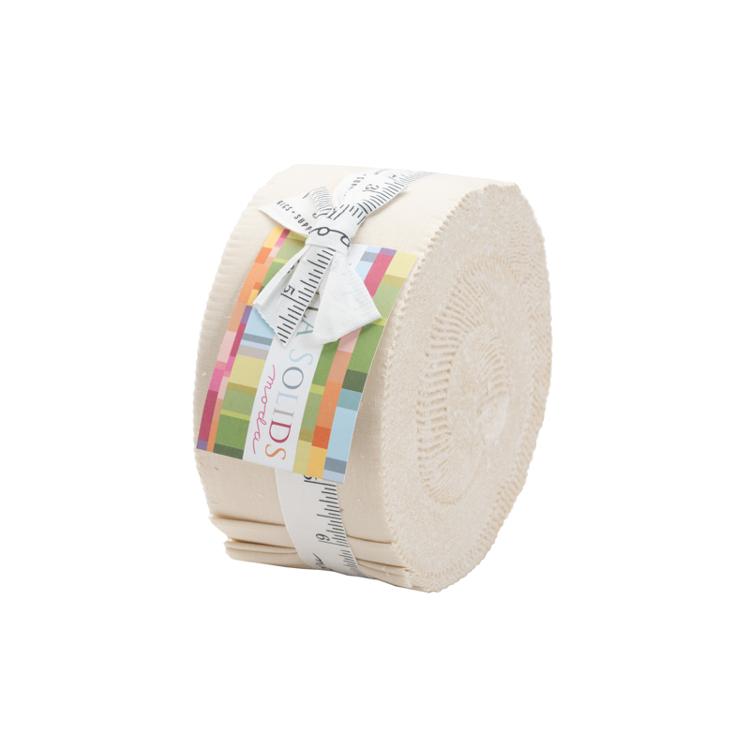 Bella Solids Natural Jelly Roll