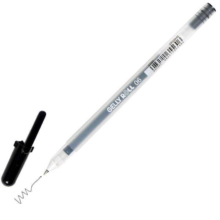 Gelly Roll Black Pen 06 Tip (Fine)