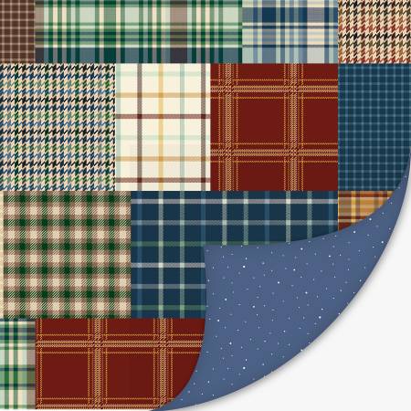 60" wide Double Lush Velvet Plaid