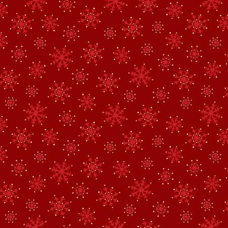 Merry Mix Metallic 11115M-R Red Snowflakes