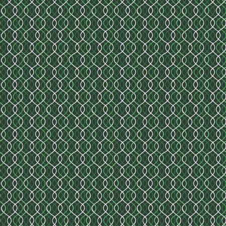 Merry Mix Metallic 11117M-G Green Geometric