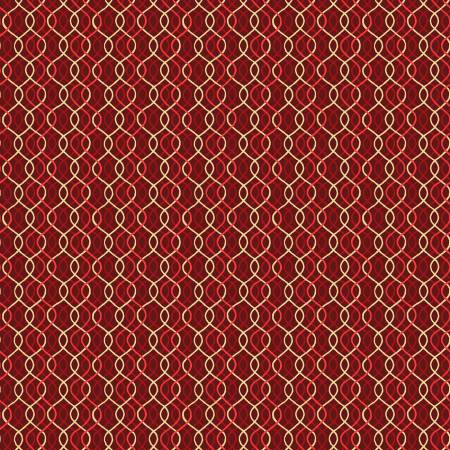Merry Mix Metallic 11117M-R Red Geometric