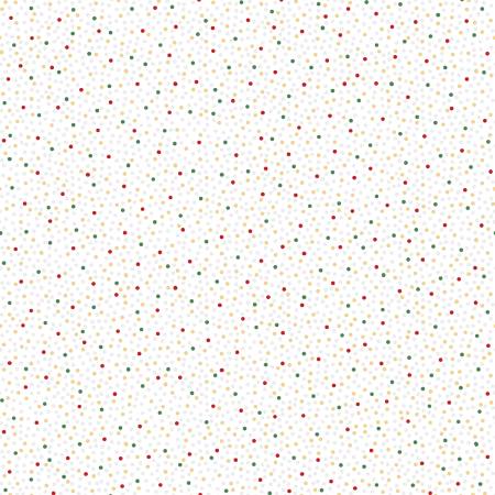 Merry Mix Metallic 11118M-WZ White/Multi Dots