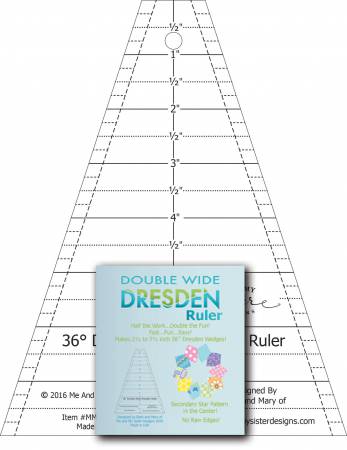 Double Wide Dresden Ruler