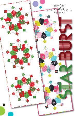 Starburst Table Runner with 4 patch template