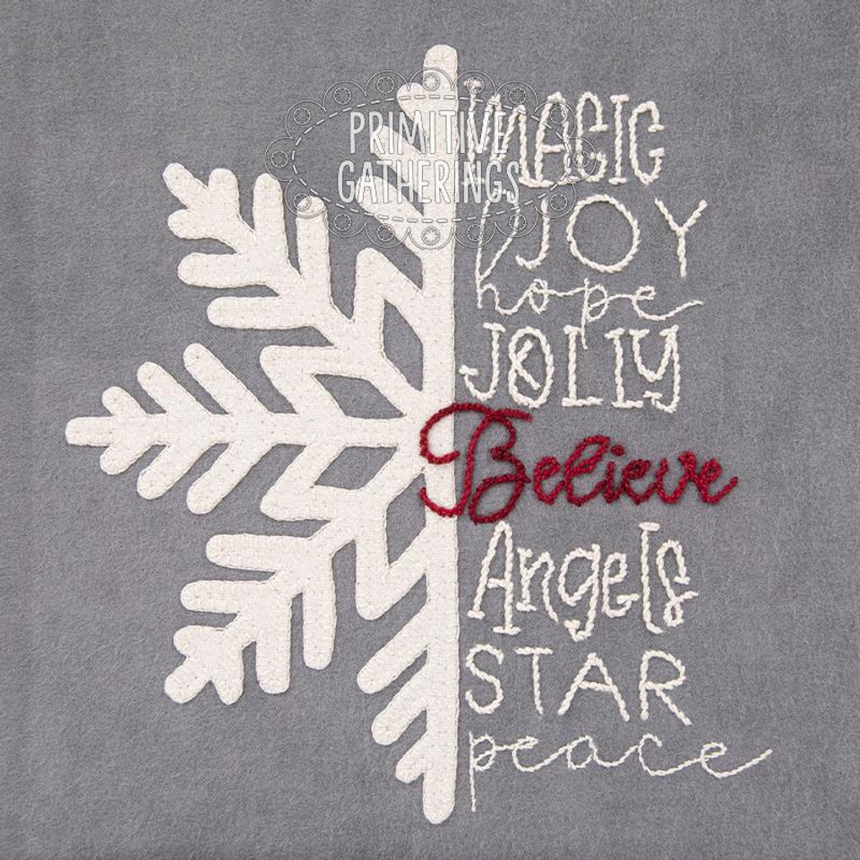 Magical Snowflake Pattern