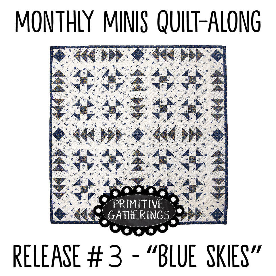 Mini Quilt Blue Sky