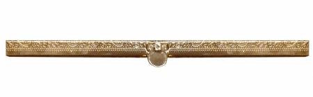 Wallet Clasp 7 1/2" Embossed Yellow Gold