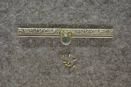 4 1/2" SM Wallet Clasp Yellow Gold