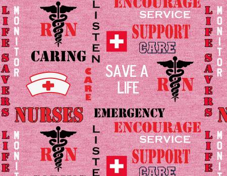 Pink RN/Nurse Save a Life 1181-Nurse