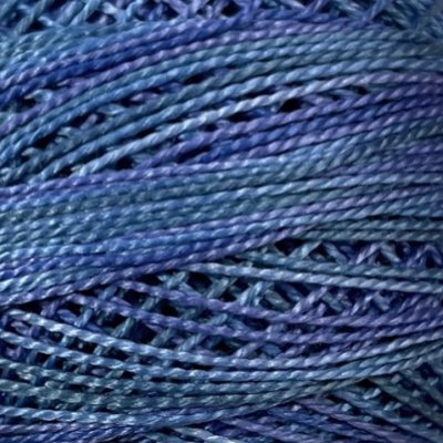 Valdani 12wt Variegated O102 - Indigo Painting