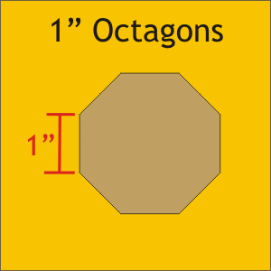 1 Inch Octagons Small Pack 50 pieces