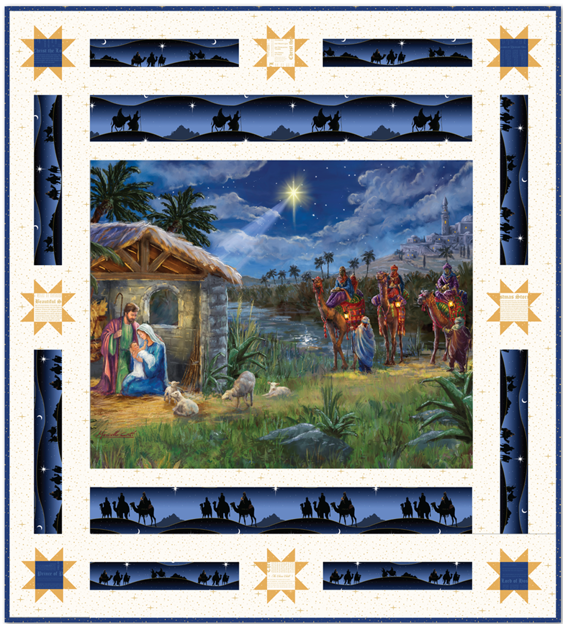 Holy Night Kit Size: 59" x 65"