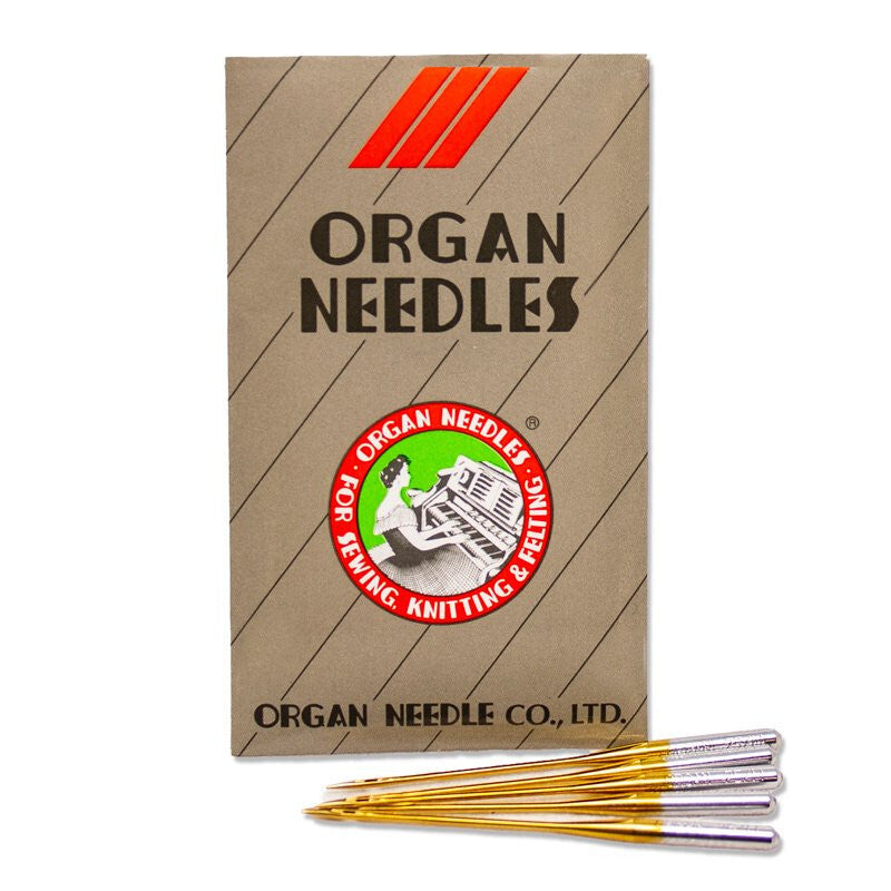 Organ Needles for Embroidery H90/14TS Titanium Sharp (10 needles)
