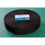 1 1/2 yards - Black Polypro Strapping 1 1/2"