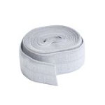 Fold-Over Elastic Pewter