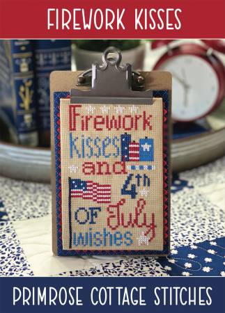 Firework Kisses Cross Stitch