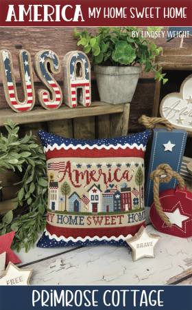 America My Home Sweet Home Cross Stitch