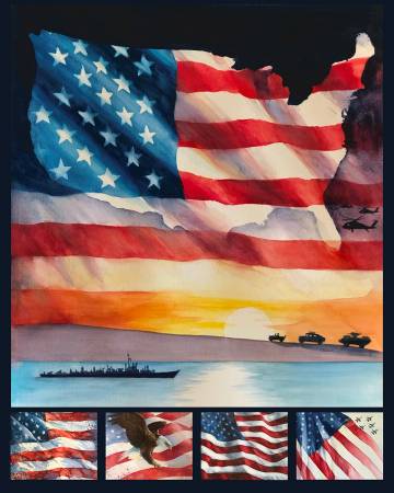 Letters From Home 36in x 43in Flag Panel PD15616R-PANEL